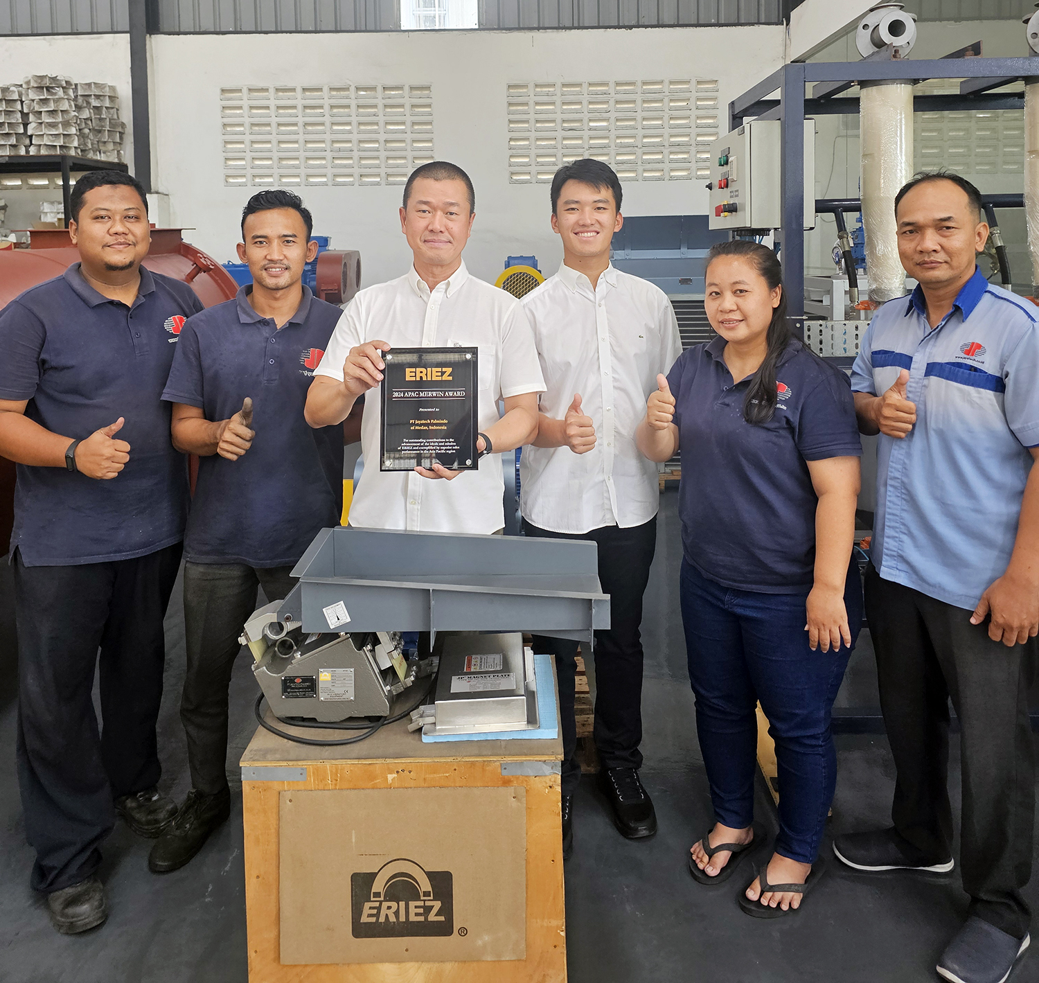 Eriez APAC Merwin Award Receptiants